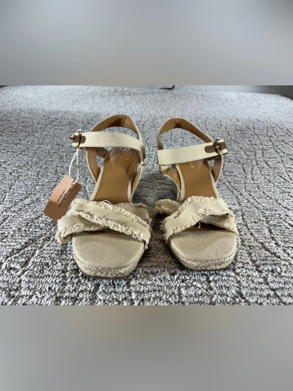 NEW Tommy Bahama Size 8.5 Bethany Espadrille Wedge Sandals
